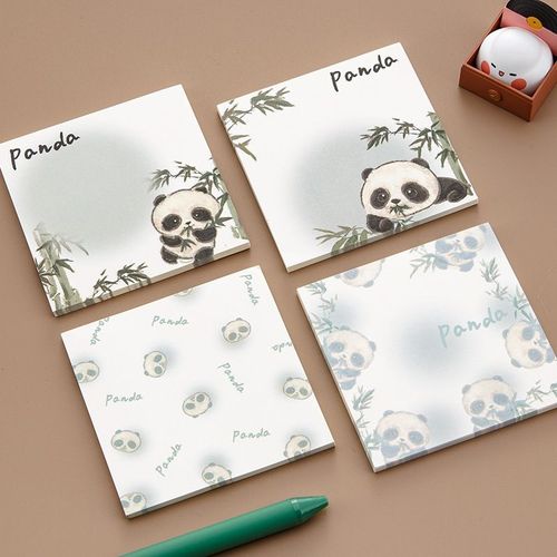 Bloc-Notes Panda Note, 4 Pièces, Petit Bloc-Notes