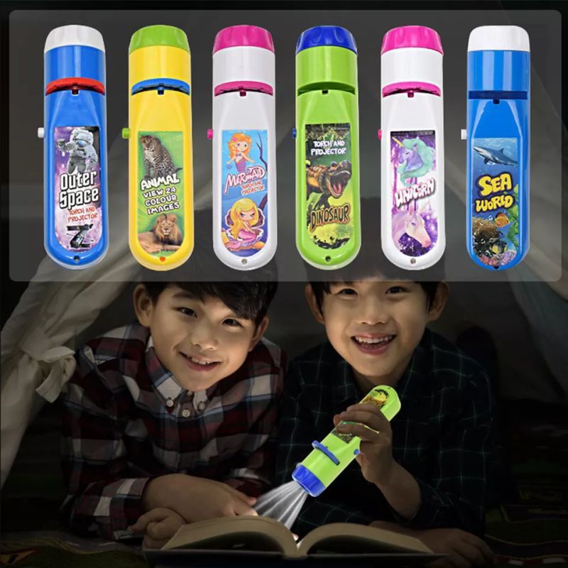 Lampe De Poche  Projection Lumineuse Pour Enfants, Livre D'...