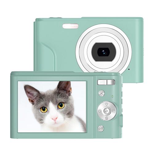 Vert - Appareil Photo numérique pour enfants 5 et plus, 1080P FHD 16X Mega Vlogging avec 36.0 appareil Photo numérique Pix