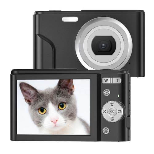 Noir - Appareil Photo numérique pour enfants 5 et plus, 1080P FHD 16X Mega Vlogging avec 36.0 appareil Photo numérique Pix