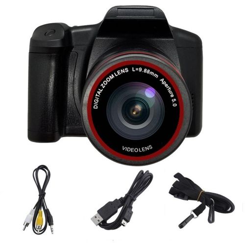 Noir - Appareil Photo Numérique Professionnel Hd 1080p Slr, Zoom Numérique 6x, Petit Caméscope Lcd Pour La Maison