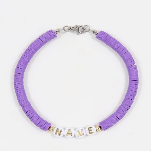 Bracelet Personnalisé Avec Lettres Initiales Pour Femmes, Bijou À La Mode, Nouveau Design, Nom, Mot, Cadeau