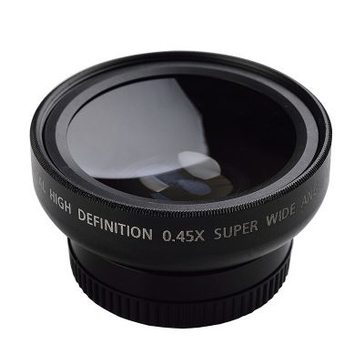 Objectif 0,45x - Camra Numrique Hdv-v7 Plus Full Hd 1080p,...