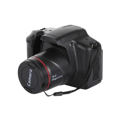 Noir - Caméra Numérique Portative Professionnelle, Zoom Optique 16x, Écran Lcd De 2.4 Pouces, Vidéo Full Hd 1080p