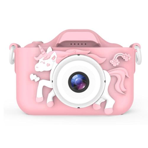 Rose - Cute Horse Children Kids Mini Digital Camera Educational Toy Gift for Baby Child