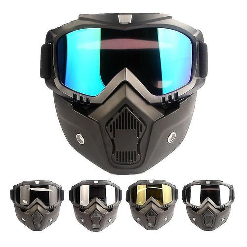 Masque tactique Airsoft Paintball Masques de protection complets Casque de  sécurité Lunettes de protection de combat