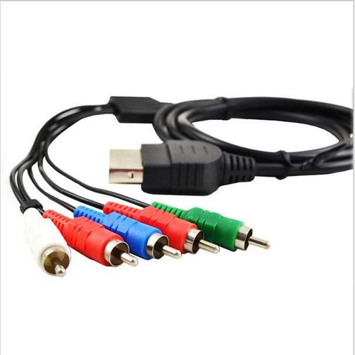 Adaptateur De Câble Audio-Vidéo Av 1.8m Composant Hdtv Rca Pour Console De Jeu Microsoft Xbox Old First One Generation 1