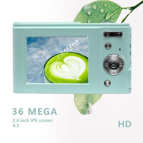 Mémoire 16G - vert - Mini Appareil Photo Numérique FHD 1080P, 48MP, Écran  LCD, Rechargeable, Compact, avec Zoom Numérique 16X, Prometteur, pour  Enfant et Adulte