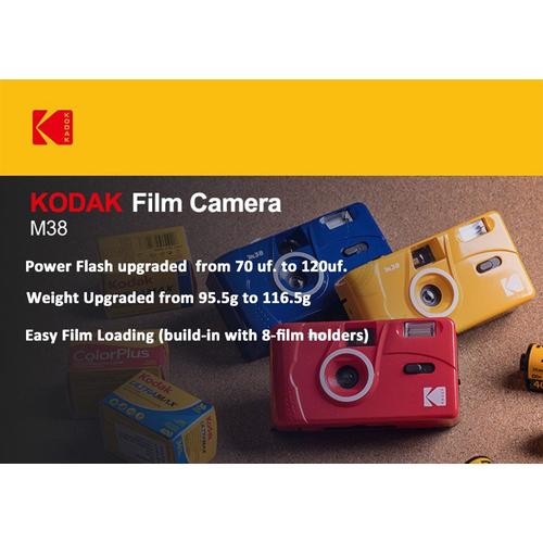 M35 rouge - Mini Caméra Kodak Vtg M35 Rétro Non Jetable, Rouleau