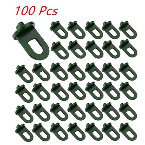 100x Clips Pour Serre - Supports Pour Plantes Suspensions Pour Serre, Parfaits ?illets Clips Pour Treillis Pour Votre Paradis.