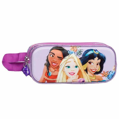 Princesses Disney Fairytale Trousse 3D Double, Mauve