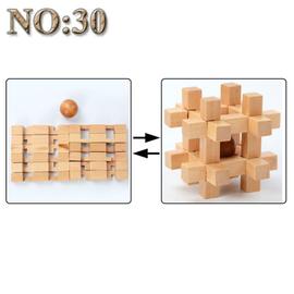 9 Pièces Casse Tete Bois, Jeux Casse Tête, 3D IQ Puzzle Mini Casse-tête en  Bois, Esprit Test Jeu Educatif , 4.5cm,random style