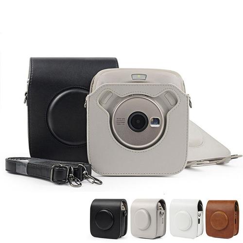 Coque de Protection de caméra en cuir PU pour FUJIFILM Instax SQUARE SQ20 SQ10 sac de photographie Vintage anti-rayures
