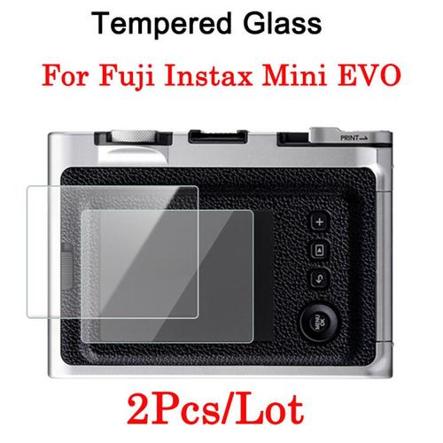 Protecteur d'écran pour caméra Fuji Instax Mini Evo en verre trempé HD Film anti-rayures pour appareil photo LCD