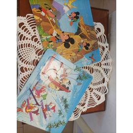 Lot 2 Puzzles Vintage Disney 13 Et 16 Pieces