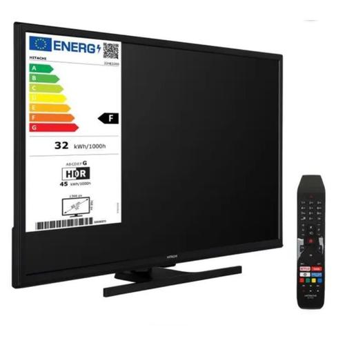 Hitachi 32FK56HE2150 - 32" - Téléviseur LED 80cm HD Alexa Google Smart TV : Netflix, YouTube, Prime/WiFi