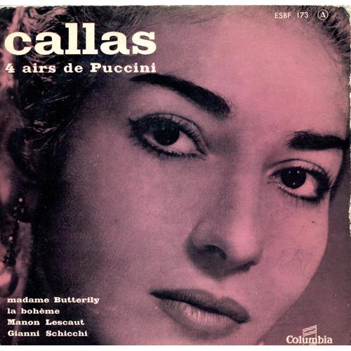 Maria Callas . 4 Airs De Puccini