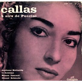 Maria Callas . 4 Airs De Puccini