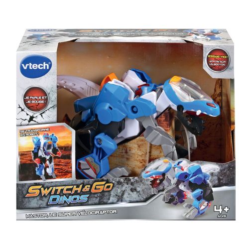 Vtech Switch & Go Dinos - Mastor, Le Super Vélociraptor (Robot)