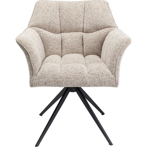 Chaise Avec Accoudoirs Pivotante Thinktank Crème Kare Design