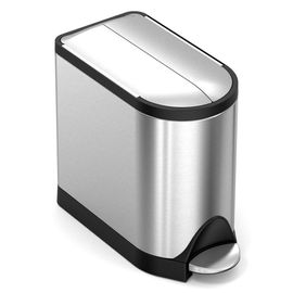 Poubelle papillon à pédale 10L code R inox