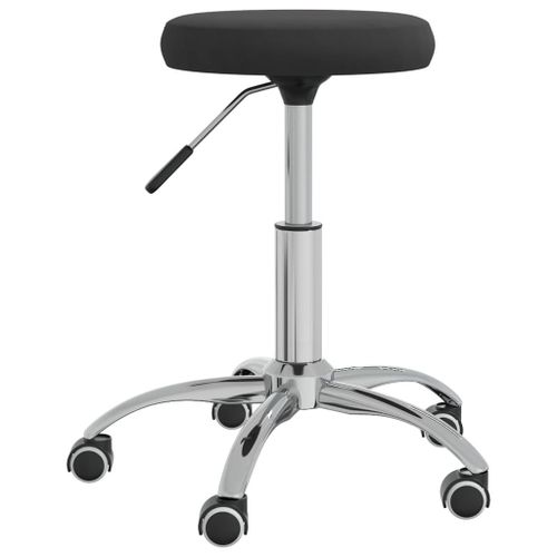 Vidaxl Tabouret De Massage Velours Noir