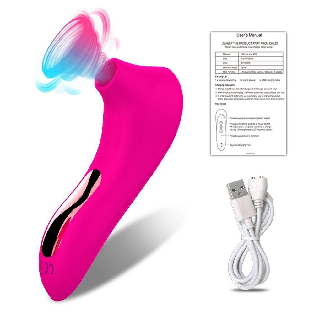 Vibromasseur à 7 vitesses pour femme, jouet sexuel, suceur de mamelon,  Clitoris, stimulateur de chatte, pipe orale, produits érotiques pour  adulte, 18GM11-RedCHINA | Rakuten