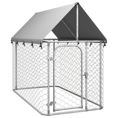 Vidaxl Chenil Extérieur Avec Toit 200x100x150 Cm