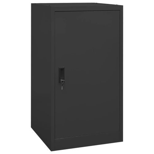 Vidaxl Armoire À Selles Anthracite 53x53x140 Cm Acier