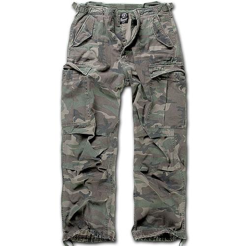 Pantalon Camouflage Homme M65 Vintage Woodland: S