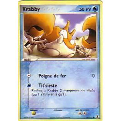Krabby  - Rouge Feu / Vert Feuille - 66/112 - Vf - 50 Pv