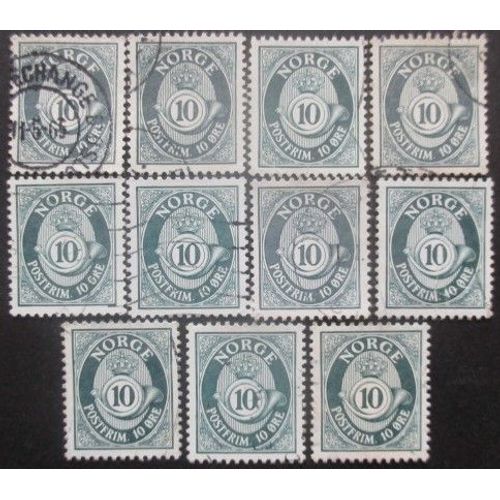 Norvege N°436 X 11 Oblitéré
