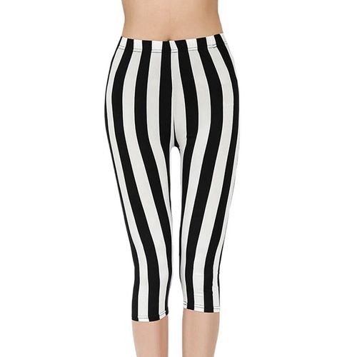 Hakci-Leggings Courts En Polyester Pour Femme,Capris,Jegging,Pantalon Court,Mi-Mollet,Élastique,Monochromatique,Noir,Fitness,Été,Toxique