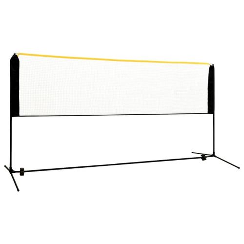 Vidaxl Filet De Badminton Rã©Glable 300x103x94-158 Cm Mã©Tal