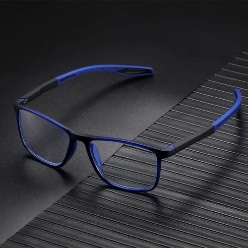 Lunettes De Lecture Anti-Lumière Bleue Pour Hommes Et Femmes,Lunettes D'hypermétropie,Lentille Hd Ultralégère,Lunettes De Vue De Loin,Dioptrie,Vintage Tr90 - Type Blue #B 