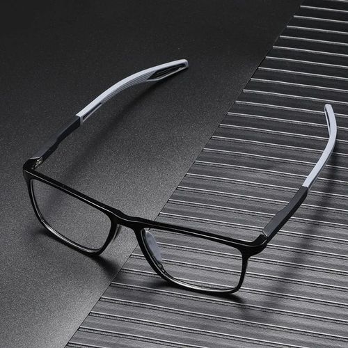 Lunettes De Lecture Anti-Lumière Bleue Pour Hommes Et Femmes,Lunettes D'hypermétropie,Lentille Hd Ultralégère,Lunettes De Vue De Loin,Dioptrie,Vintage Tr90 - Type Black Grey #E 