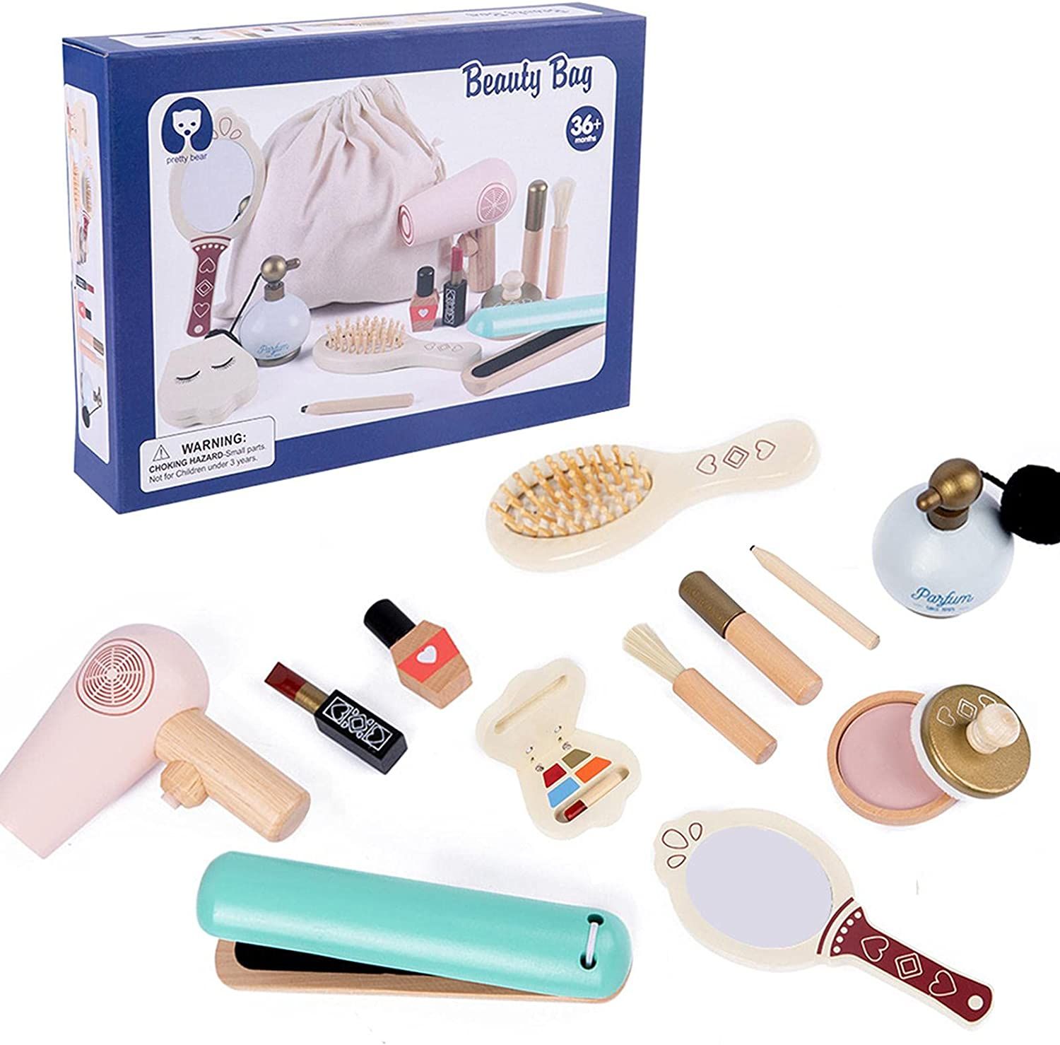 Faux Maquillage Enfant Fille - Palette Coffret Malette Maquillage Enfant Fille - Trousse Maquillage Enfant - Jouet Coiffeuse Enfant Fille Pour Princesse Cadeau Filles