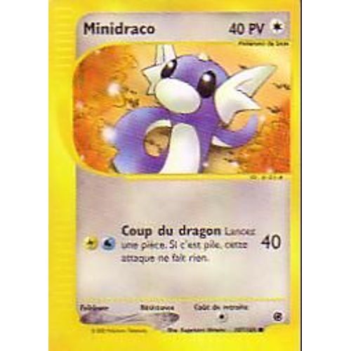 Minidraco - 107/165 - Vf - 40 Pv (Carte De Jeux)