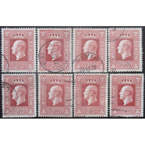 Norvege N°547 X 8 Oblitéré