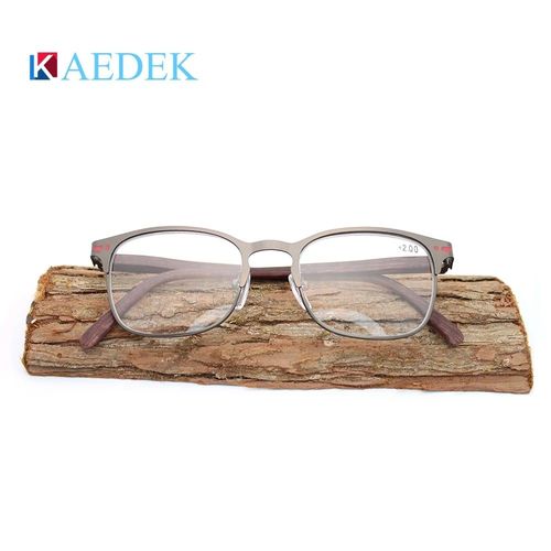 Kgland-Lunettes De Lecture En Bois Pour Hommes Et Femmes,Lunettes De Vue,Dek,Mars - Type Kr1542 Gun #B 