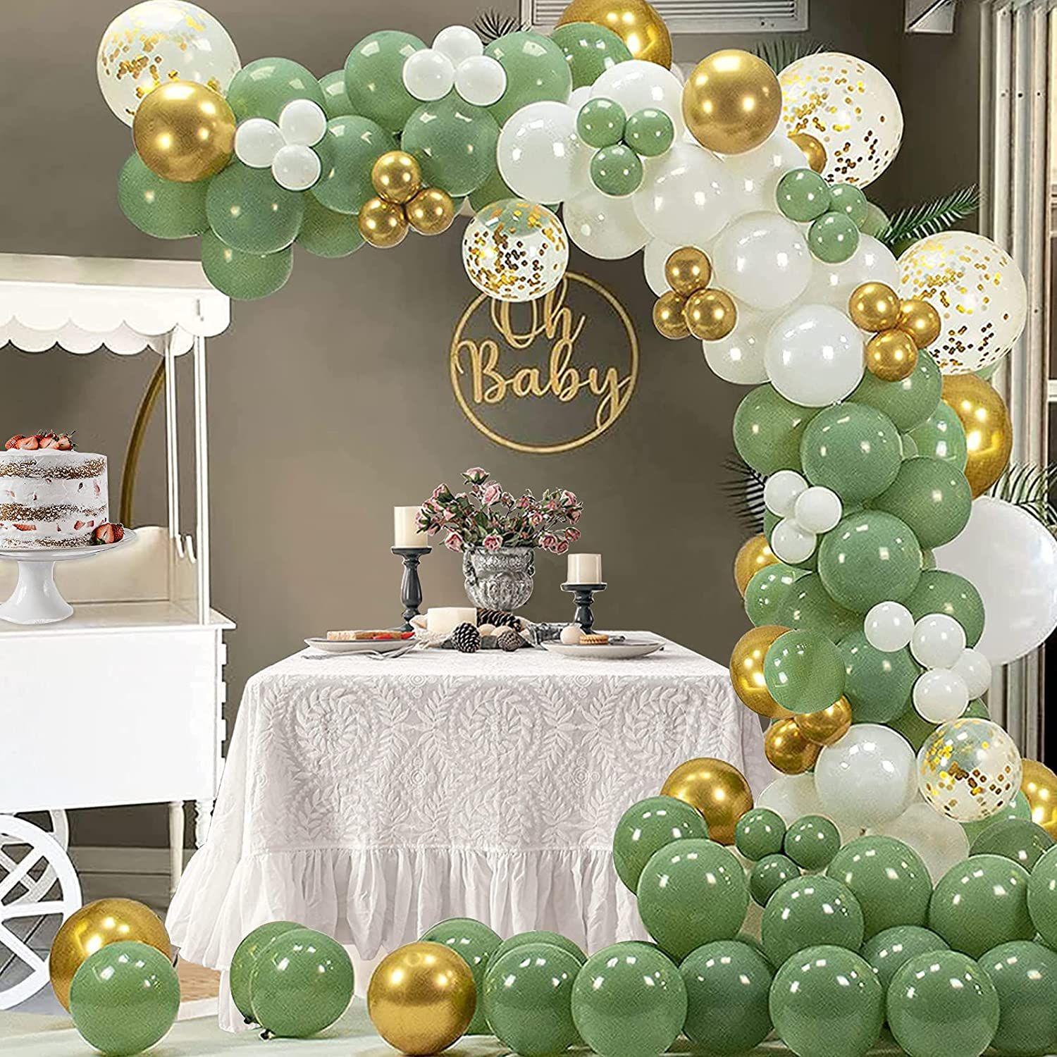 Ballon métallique Joyeux Anniversaire vert - Article de fête