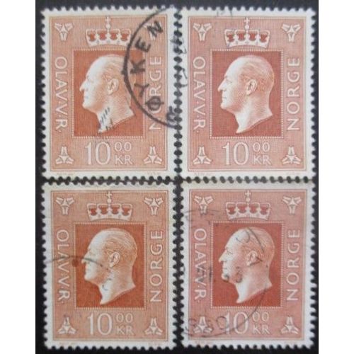 Norvege N°549 X 4 Oblitéré