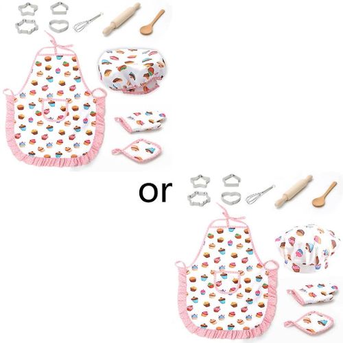 Halloween Enfant Chef Cuisine Costume Jeu De Rôle Outil De Cuisson Jouets De Maison De Jeu
