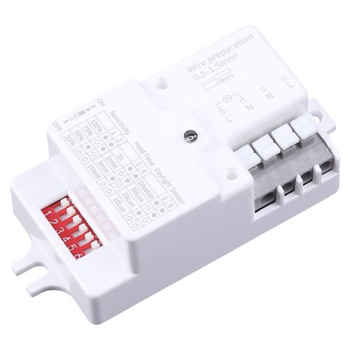 Ac 220V-240V / 50Hz Micro-ondes pour capteur radar Détecteur de mouvement corporel pour lumière LED