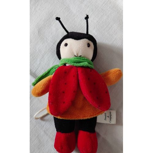 Doudou Et Compagnie  Coccinelle Attache Tétine