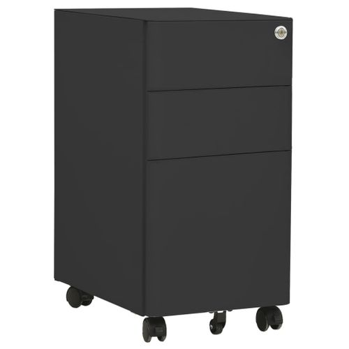 Vidaxl Classeur Mobile Anthracite 30x45x59 Cm Acier
