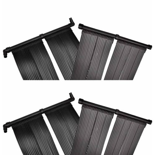 VidaXL Panneaux solaires de chauffage de piscine 4 pcs 80x620 cm