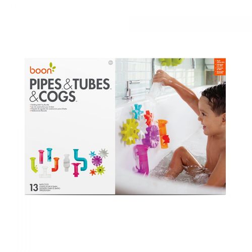 La Puericulture - Boon Bundle Ensemble De Jeux De Tuyaux Et Roues Pour Le Bain (13 Pcs)