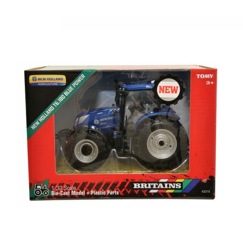 L'univers De La Ferme - Britains 1/32ème 1/32 Tracteur New Holland T6.180 Blue Power
