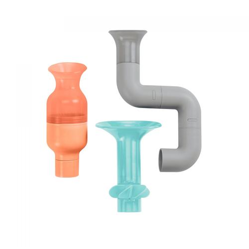 La Puericulture - Boon Tubes Ensemble De Tuyaux Ventouse Avec Accessoires Pour Le Bain (3 Pcs)